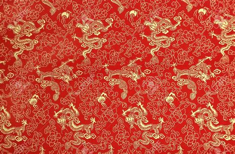 Red and Gold Oriental Fabric 